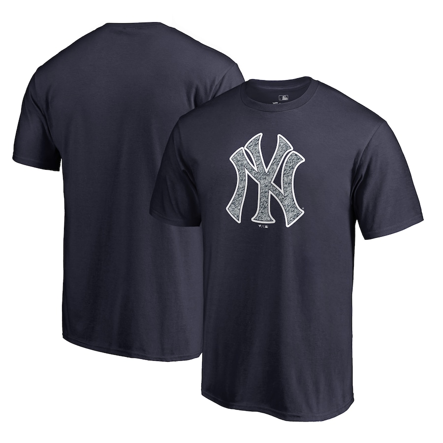 Men's New York Yankees Navy Static Logo T-Shirt