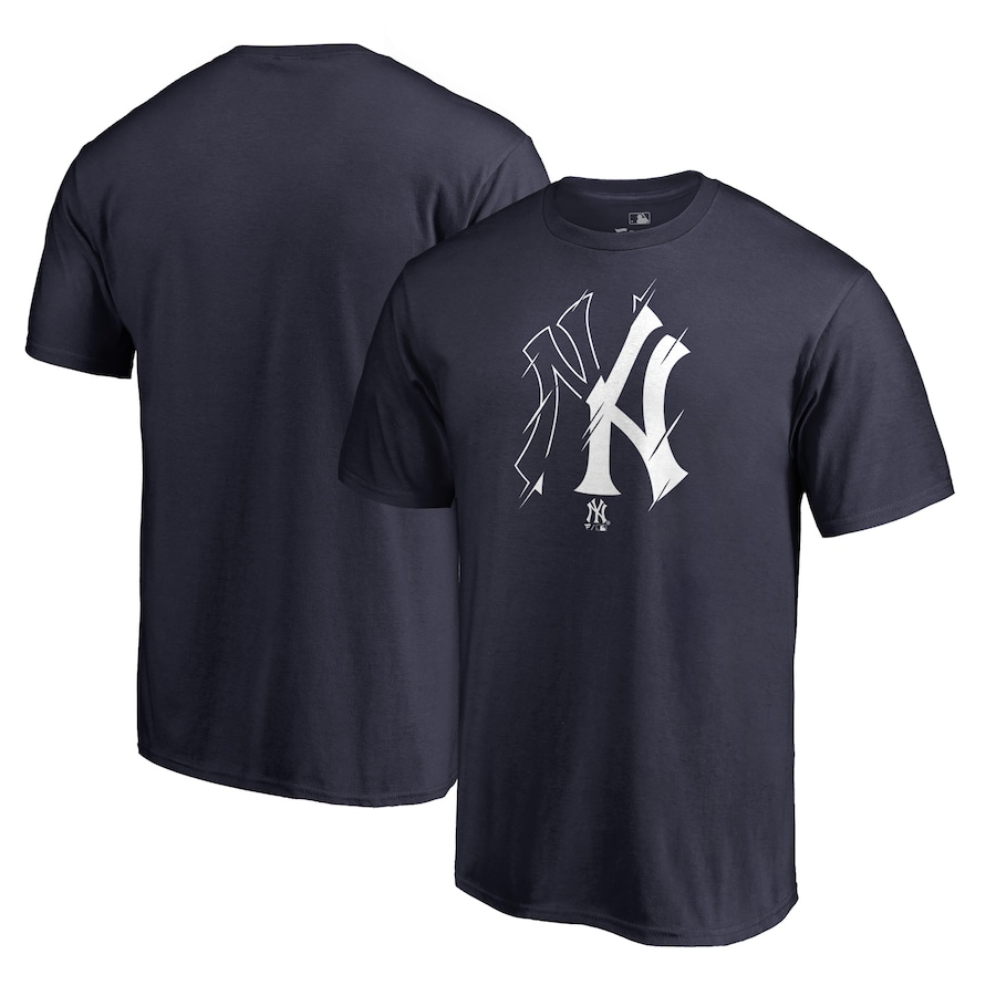 Men's New York Yankees Navy X-Ray T-Shirt Men's New York Yankees Navy X-Ray T-Shirt