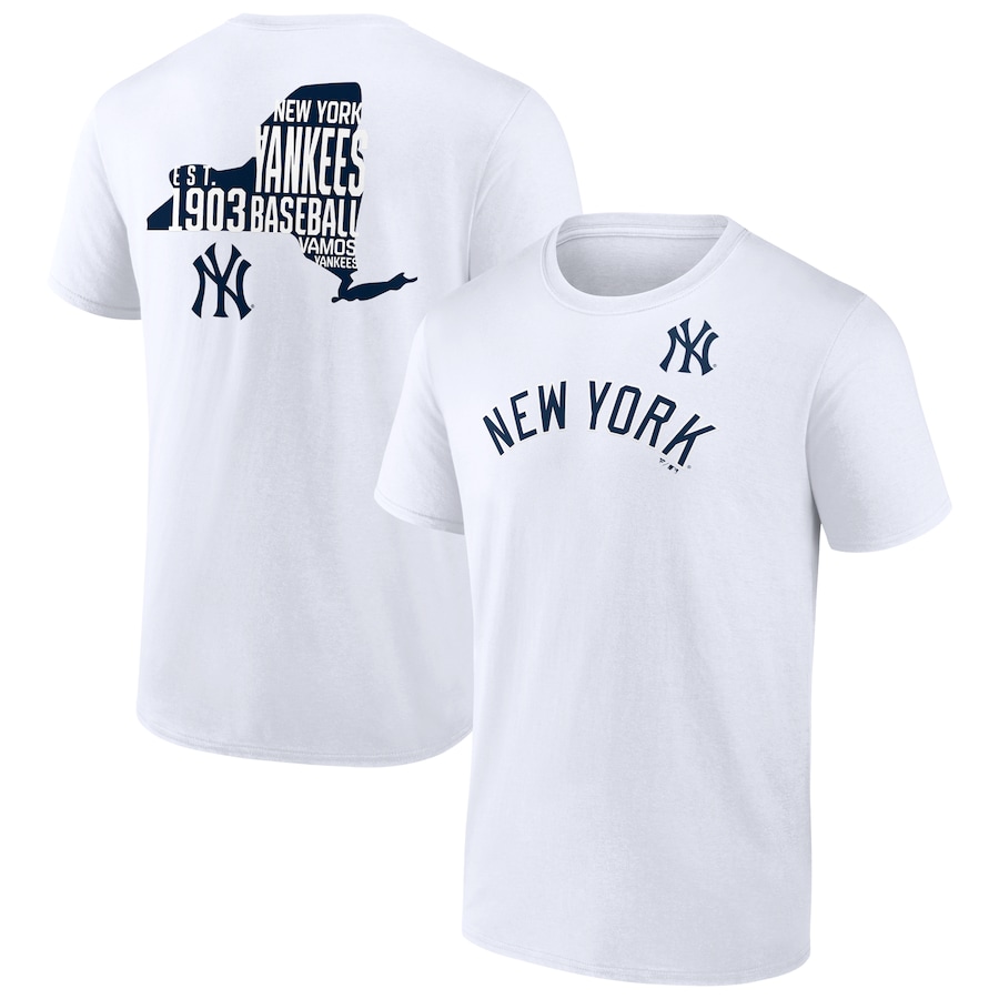 Men's New York Yankees White Hometown Hot Shot T-Shirt