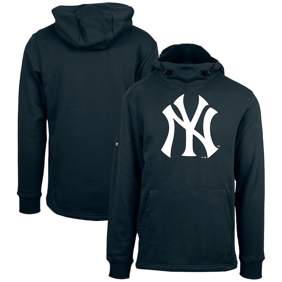 Men's New York Yankees Levelwear Navy Shift Sportswear Core Logo Pullover Hoodie Men's New York Yankees Levelwear Navy Shift Sportswear Core Logo Pullover Hoodie