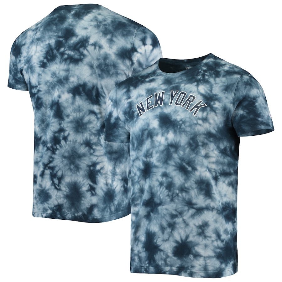 Men's New York Yankees New Era Navy Team Tie-Dye T-Shirt