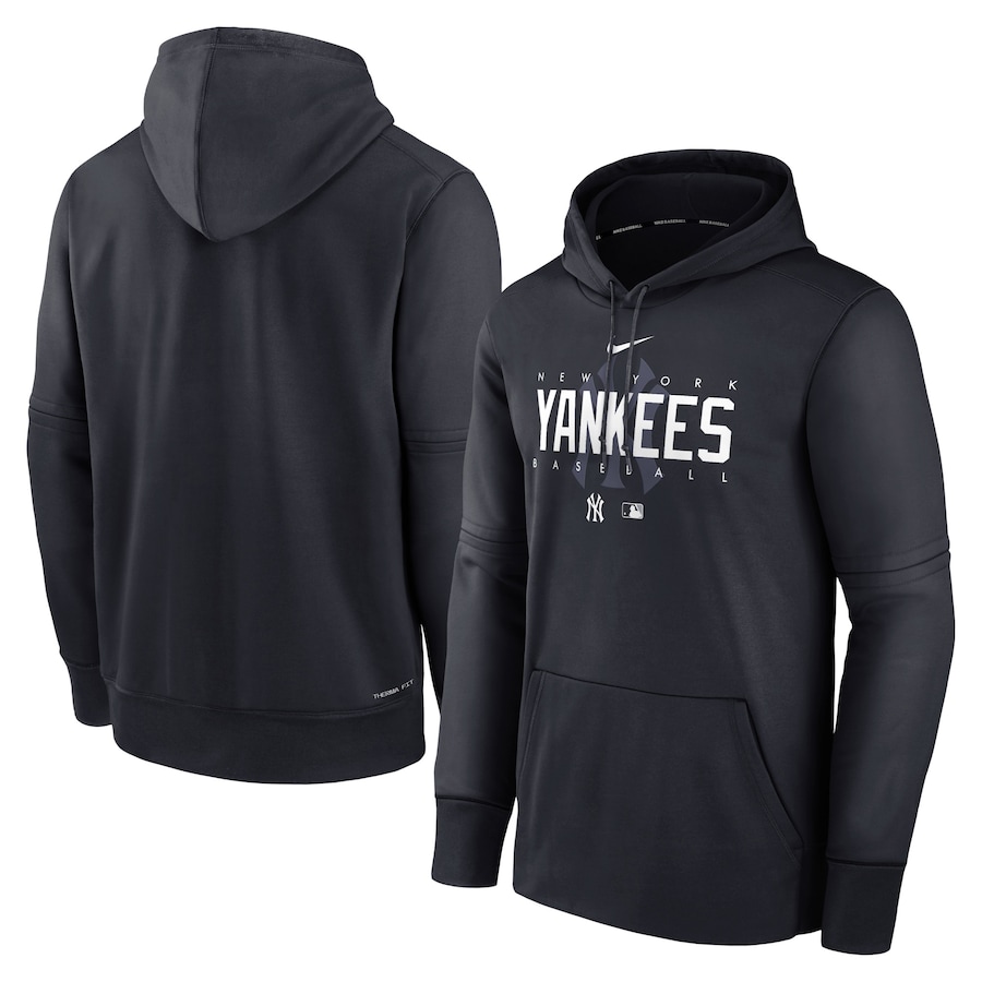 Men's New York Yankees Nike Navy Authentic Collection Pregame Performance Pullover Hoodie Men's New York Yankees Nike Navy Authentic Collection Pregame Performance Pullover Hoodie