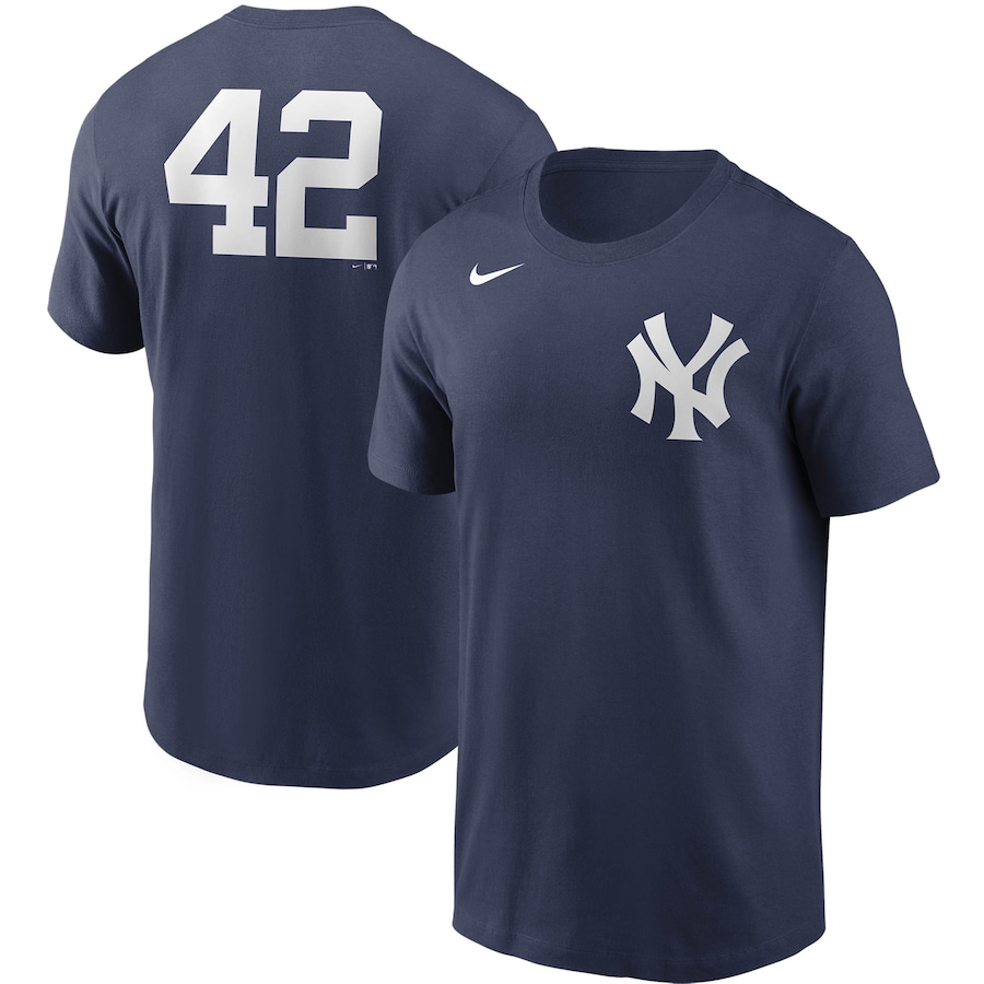 Men's New York Yankees Nike Navy Jackie Robinson Day Team 42 T-Shirt