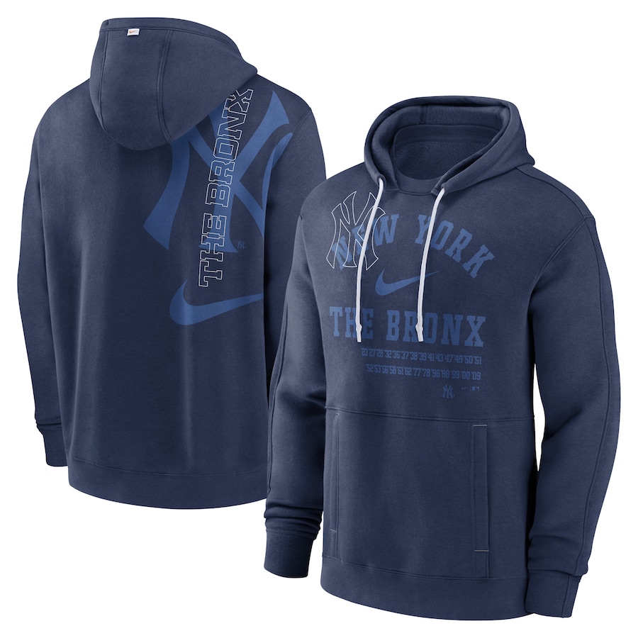Men's New York Yankees Nike Navy Statement Ball Game Pullover Hoodie Men's New York Yankees Nike Navy Statement Ball Game Pullover Hoodie