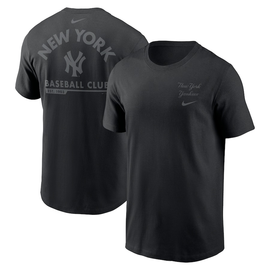 Men's New York Yankees Nike Pitch Black Baseball Club T-Shirt