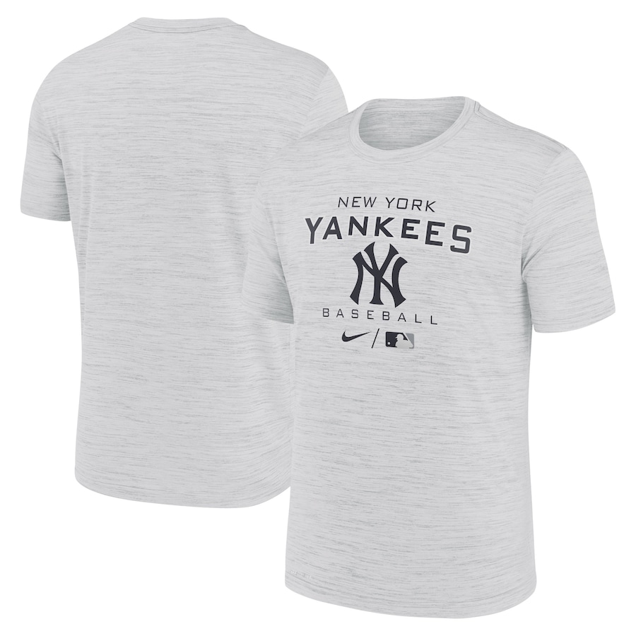 Men's New York Yankees Nike White Authentic Collection Velocity Practice Performance T-Shirt