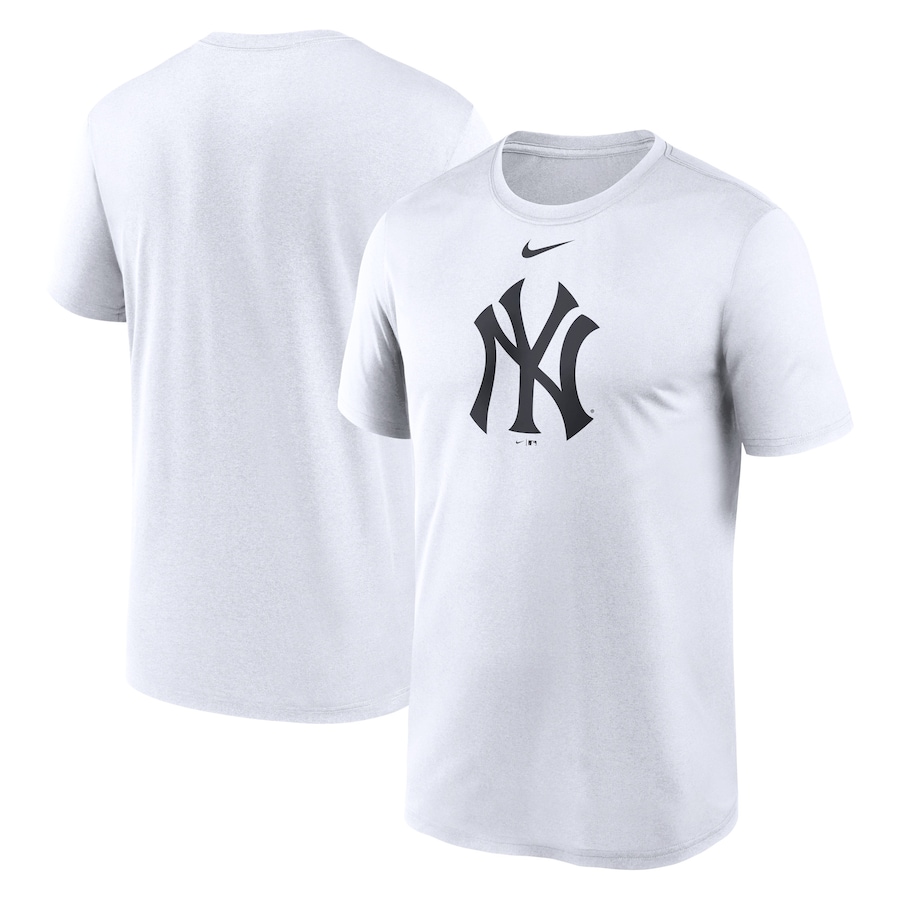 Men's New York Yankees Nike White New Legend Logo T-Shirt Men's New York Yankees Nike White New Legend Logo T-Shirt