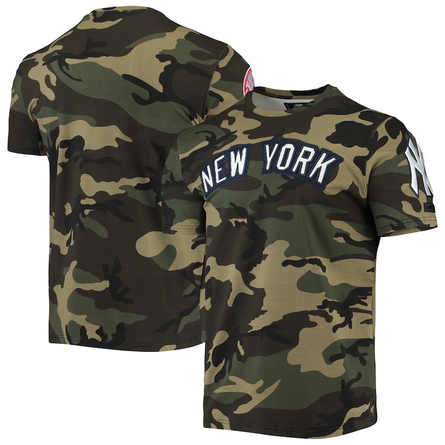 Men's New York Yankees Pro Standard Camo Team T-Shirt Men's New York Yankees Pro Standard Camo Team T-Shirt
