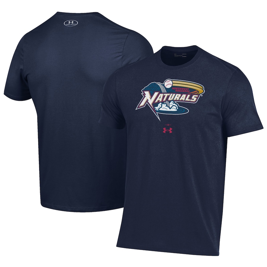 Men's Northwest Arkansas Naturals Under Armour Navy Performance T-Shirt