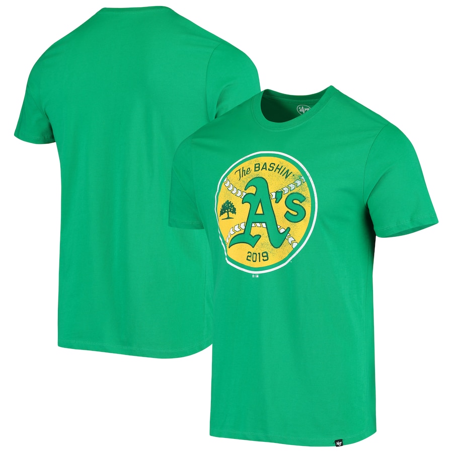 Men's Oakland Athletics '47 Green The Bashin' A's Shirt Men's Oakland Athletics '47 Green The Bashin' A's Shirt