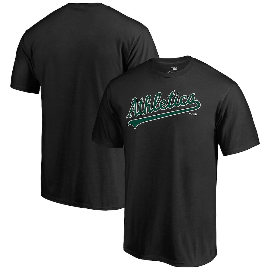 Men's Oakland Athletics Black Hometown Collection Turn Back The Clock T-Shirt Men's Oakland Athletics Black Hometown Collection Turn Back The Clock T-Shirt