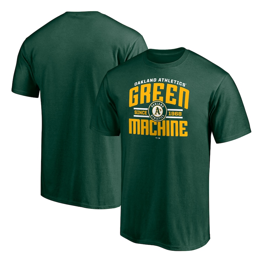 Men's Oakland Athletics Green Green Machine Hometown Collection T-Shirt