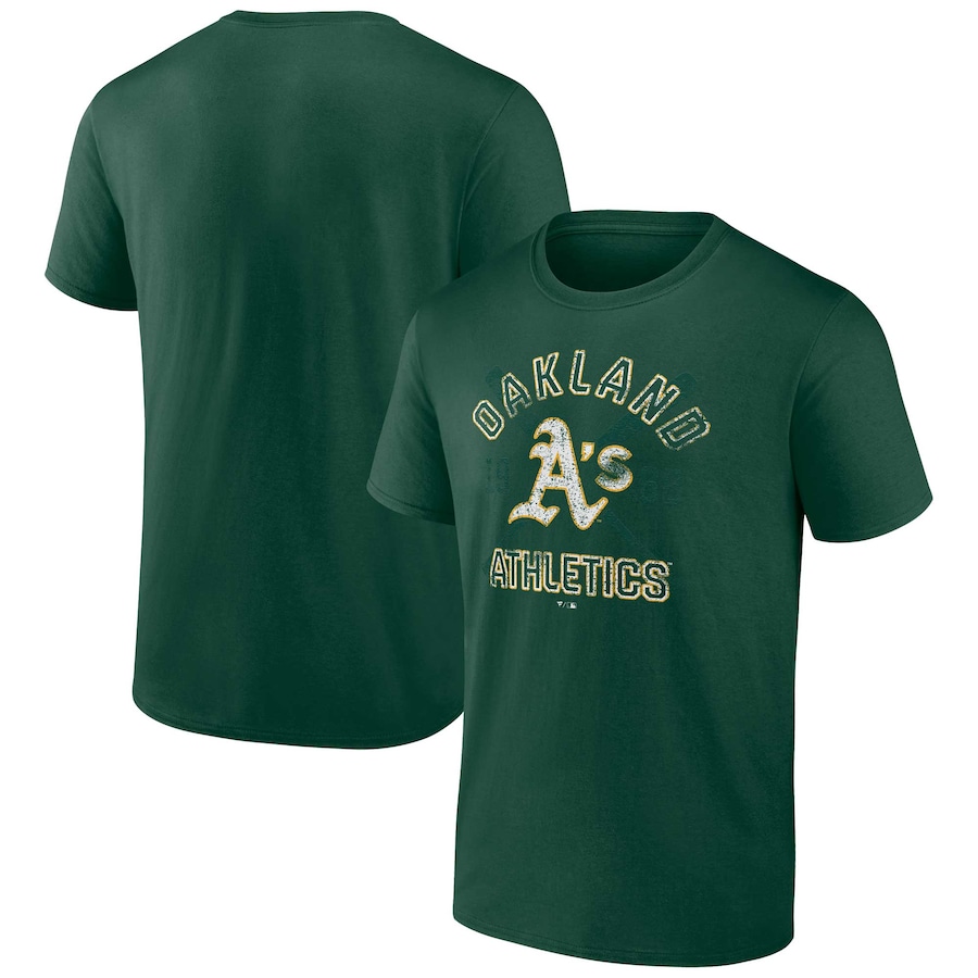 Men's Oakland Athletics Green Second Wind T-Shirt