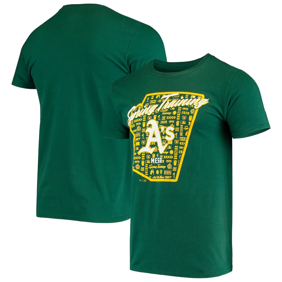 Men's Oakland Athletics Green Spring Training Southpaw T-Shirt