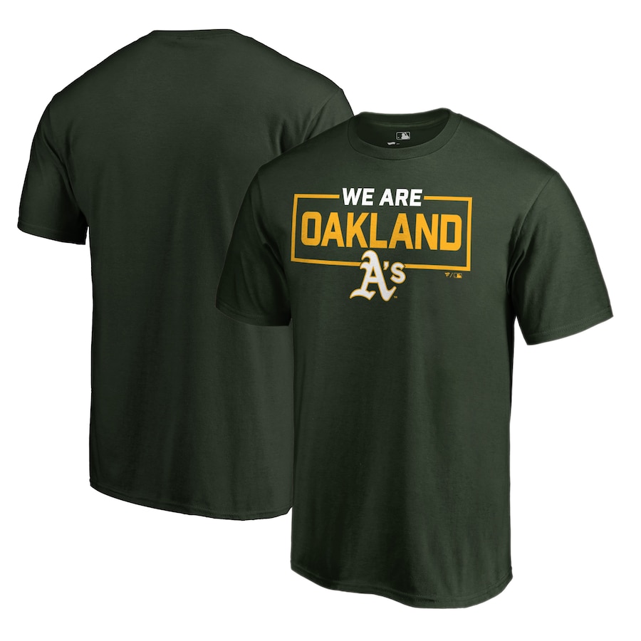 Men's Oakland Athletics Green We Are Icon T-Shirt