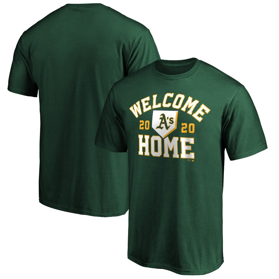 Men's Oakland Athletics Green Welcome Home T-Shirt