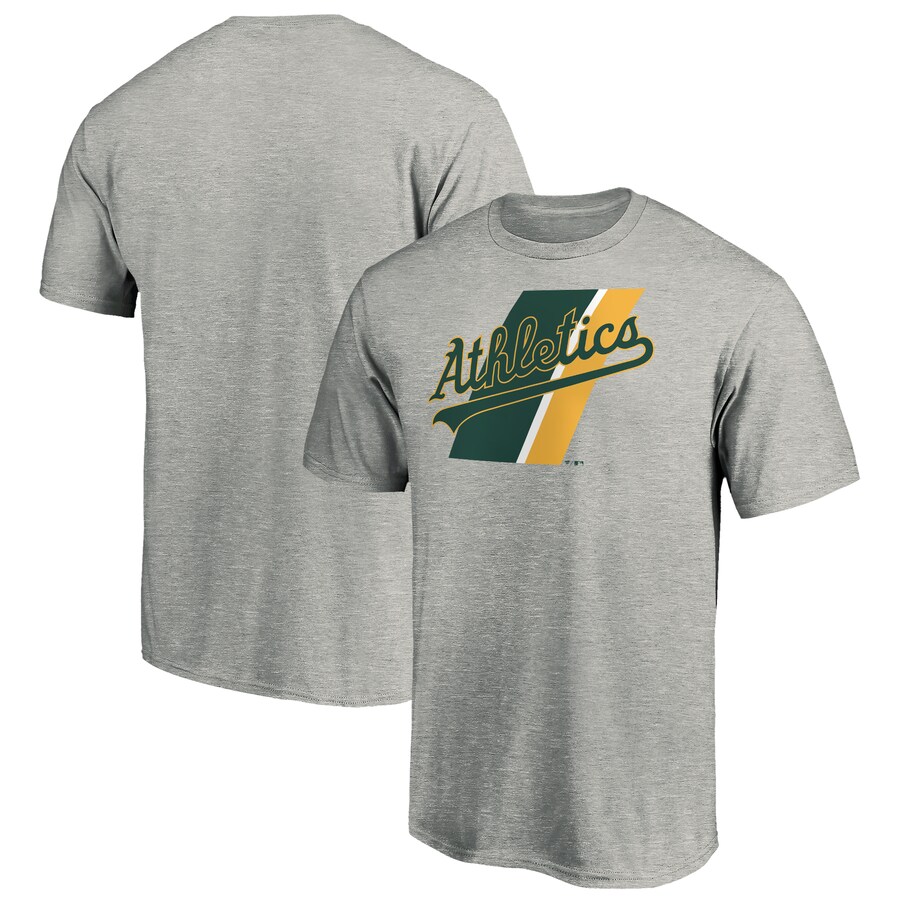 Men's Oakland Athletics Heathered Gray Team Prep T-Shirt