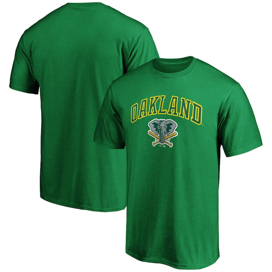 Men's Oakland Athletics Kelly Green Cooperstown Collection Team Wahconah T-Shirt