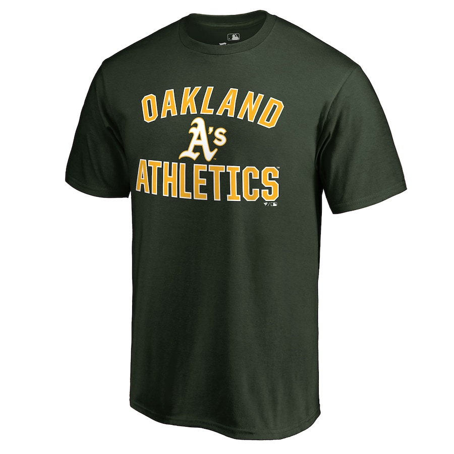 Men's Oakland Athletics Green Victory Arch T-Shirt