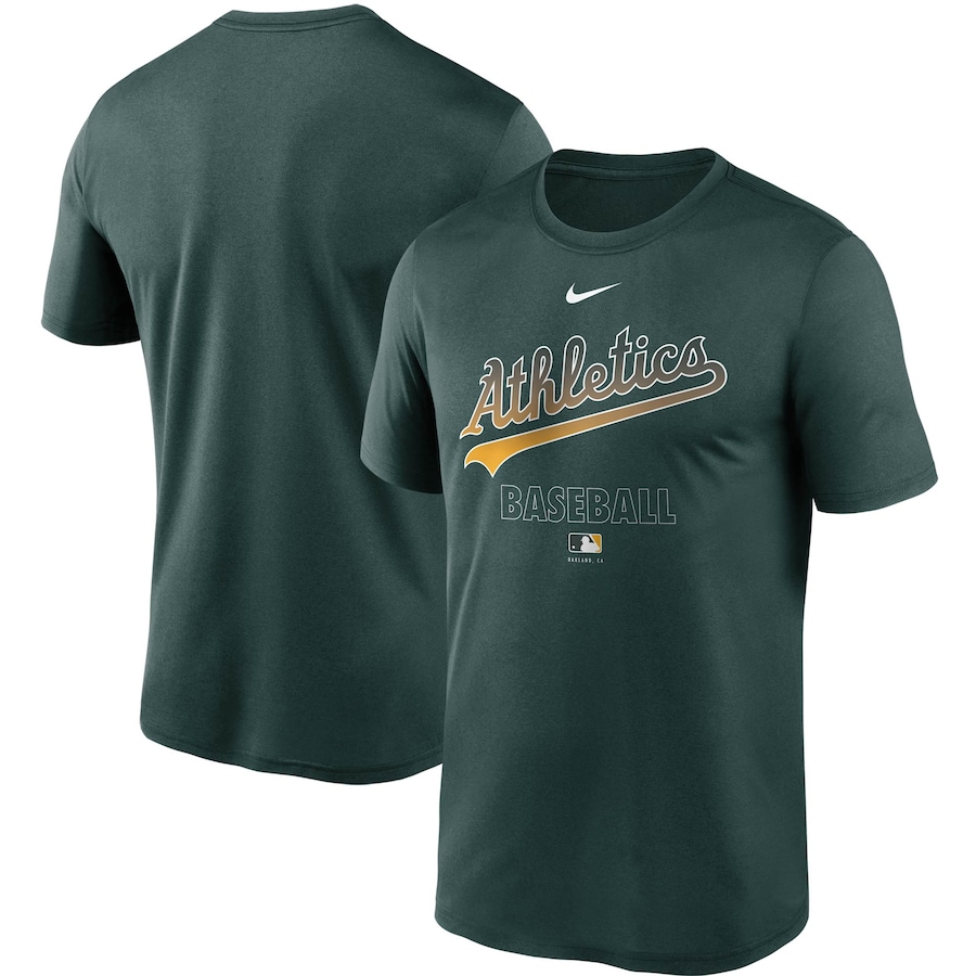 Men's Oakland Athletics Nike Green Authentic Collection Legend Performance T-Shirt Men's Oakland Athletics Nike Green Authentic Collection Legend Performance T-Shirt