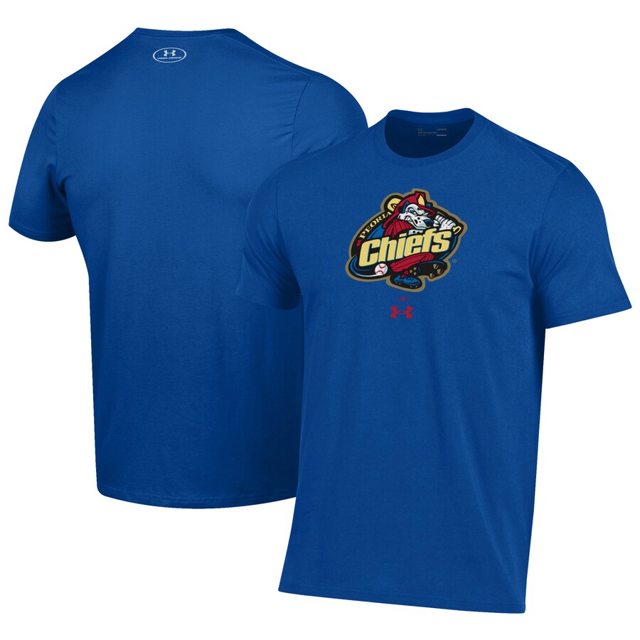 Men's Peoria Chiefs Under Armour Royal Performance T-Shirt