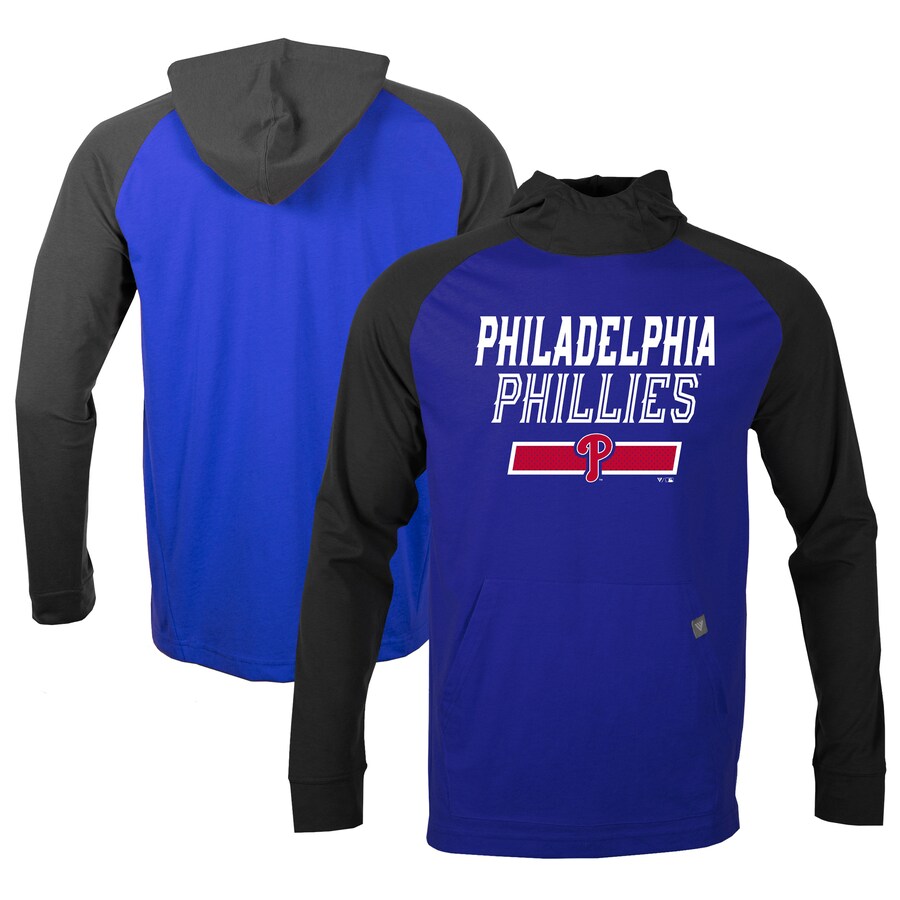 Men's Philadelphia Phillies Levelwear Royal/Charcoal Uproar Undisputed Pullover Hoodie