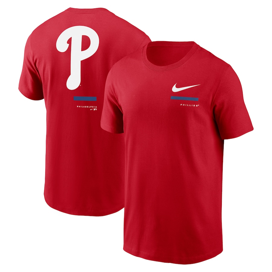 Men's Philadelphia Phillies Nike Red Over the Shoulder T-Shirt
