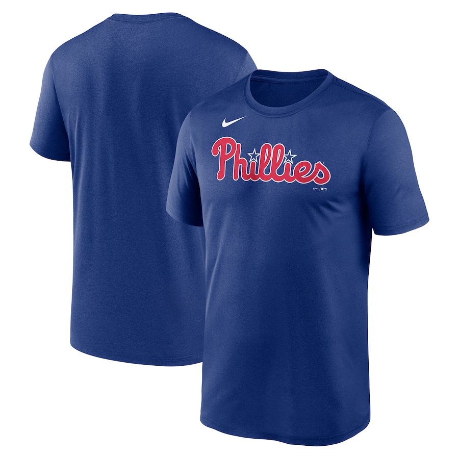 Men's Philadelphia Phillies Nike Royal New Legend Wordmark T-Shirt
