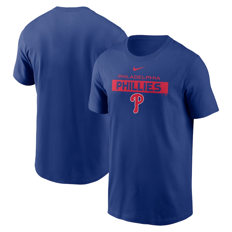 Men's Philadelphia Phillies Nike Royal Team T-Shirt Men's Philadelphia Phillies Nike Royal Team T-Shirt