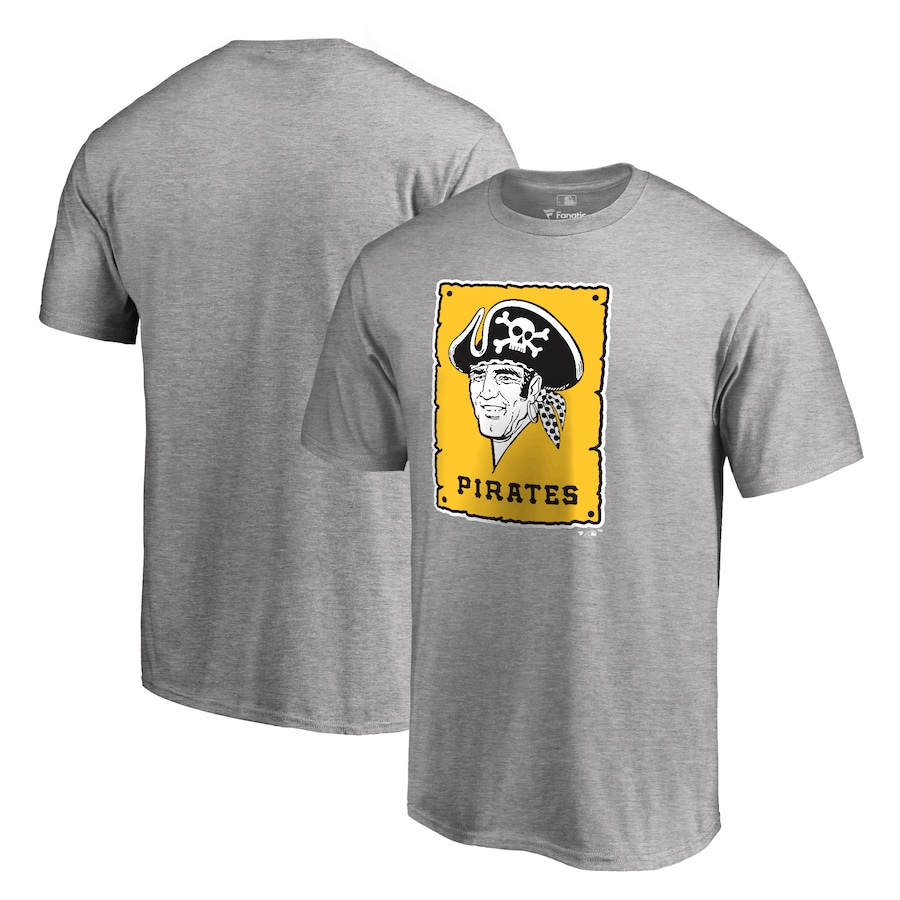Men's Pittsburgh Pirates Ash Cooperstown Collection Forbes T-Shirt