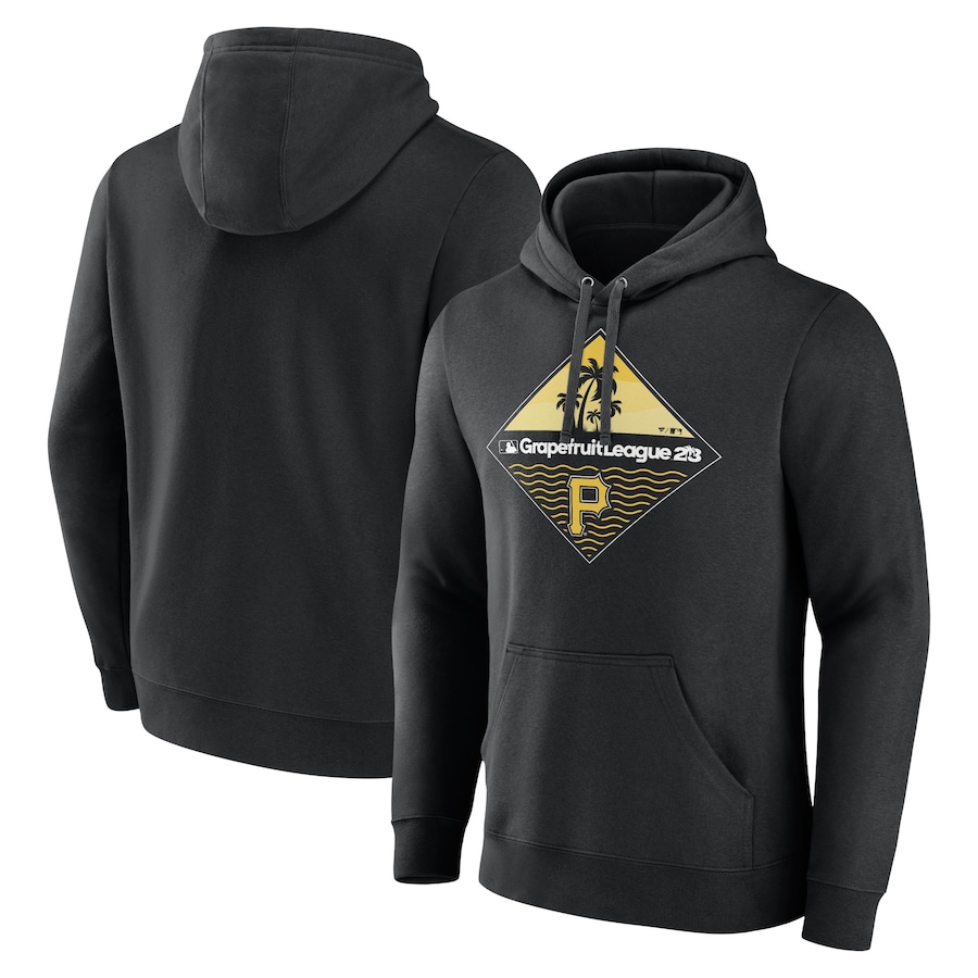 Men's Pittsburgh Pirates Black 2023 MLB Spring Training Diamond Pullover Hoodie