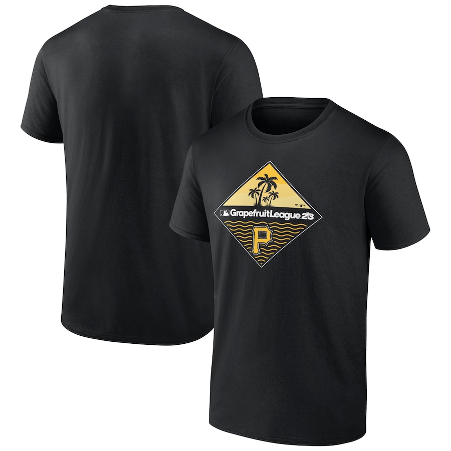 Men's Pittsburgh Pirates Black 2023 MLB Spring Training Diamond T-Shirt