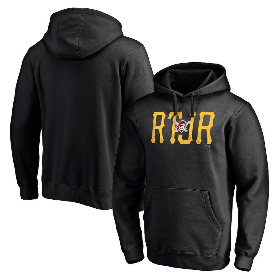 Men's Pittsburgh Pirates Black Hometown Raise the Jolly Roger Fitted Pullover Hoodie Men's Pittsburgh Pirates Black Hometown Raise the Jolly Roger Fitted Pullover Hoodie