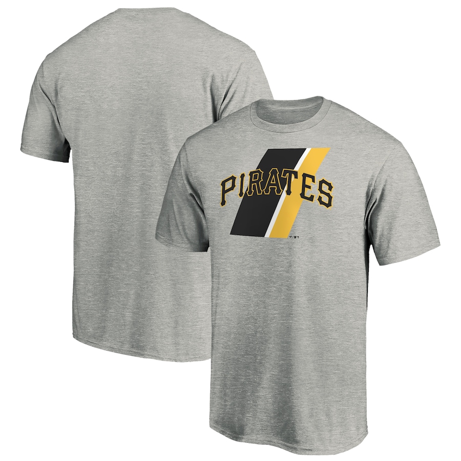 Men's Pittsburgh Pirates Heathered Gray Team Prep T-Shirt Men's Pittsburgh Pirates Heathered Gray Team Prep T-Shirt