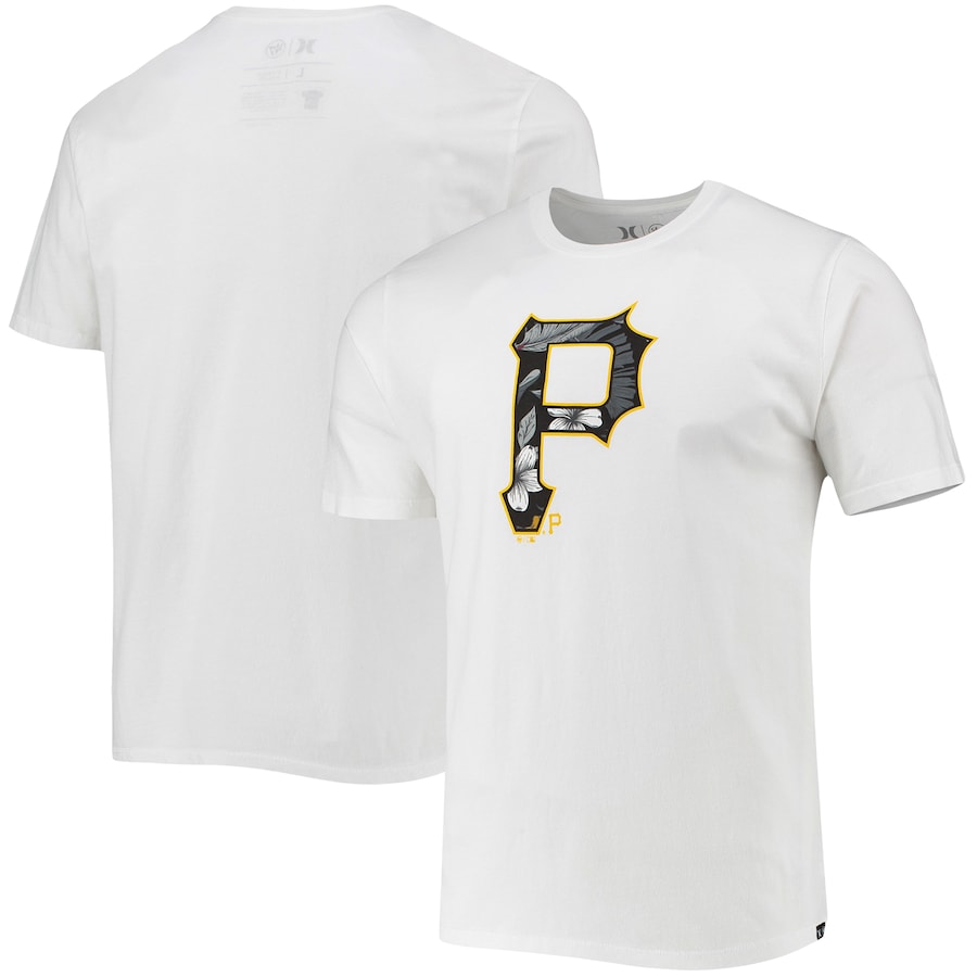 Men's Pittsburgh Pirates Hurley x '47 White Everyday T-Shirt