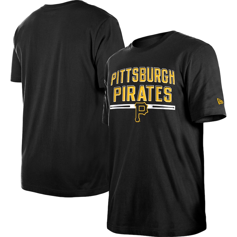 Men's Pittsburgh Pirates New Era Black Batting Practice T-Shirt Men's Pittsburgh Pirates New Era Black Batting Practice T-Shirt