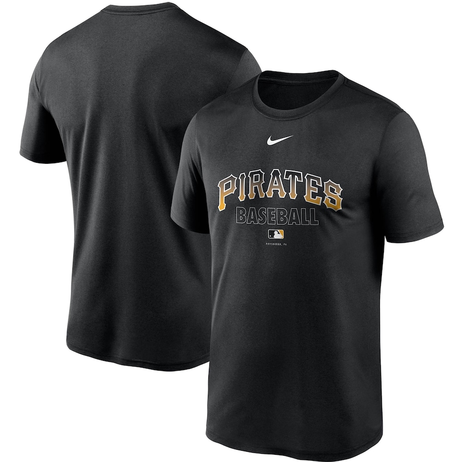 Men's Pittsburgh Pirates Nike Black Authentic Collection Legend Performance T-Shirt