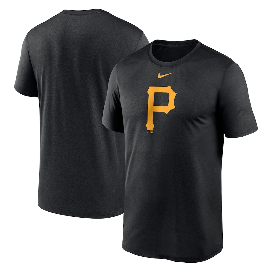 Men's Pittsburgh Pirates Nike Black New Legend Logo T-Shirt