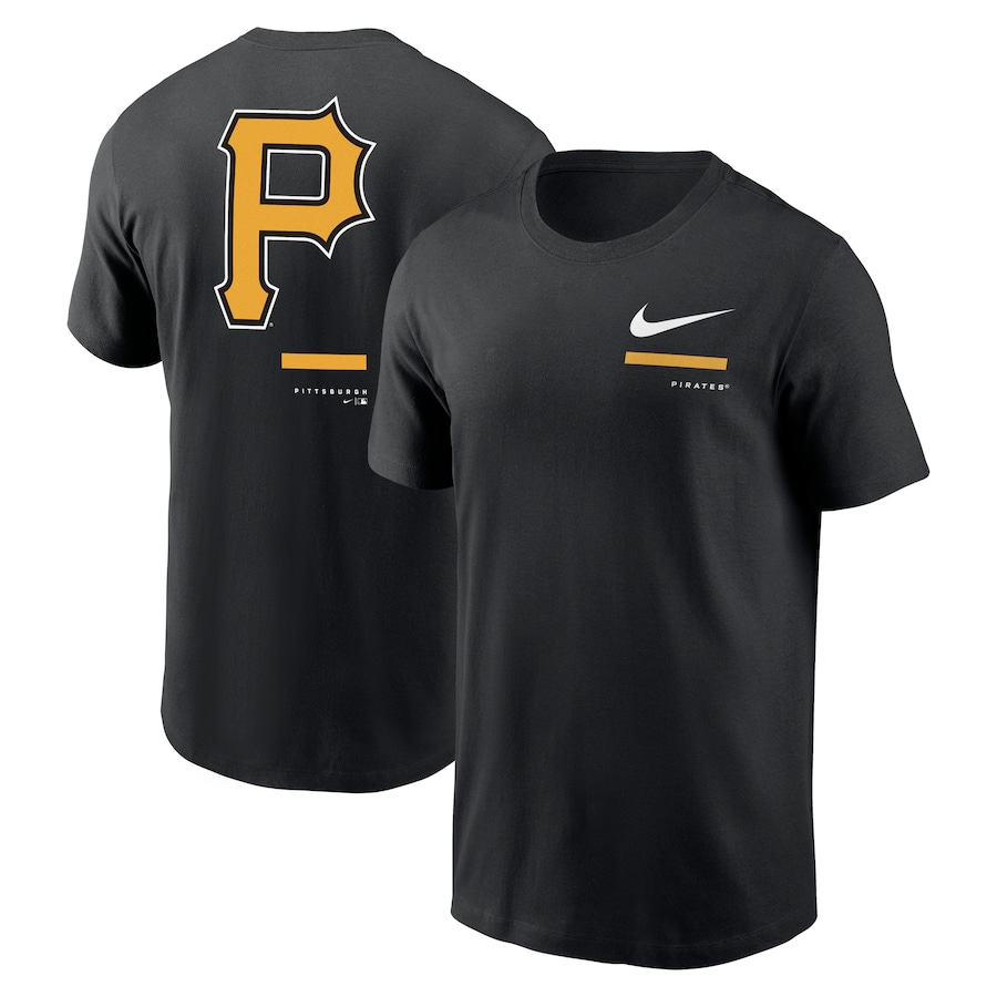 Men's Pittsburgh Pirates Nike Black Over the Shoulder T-Shirt