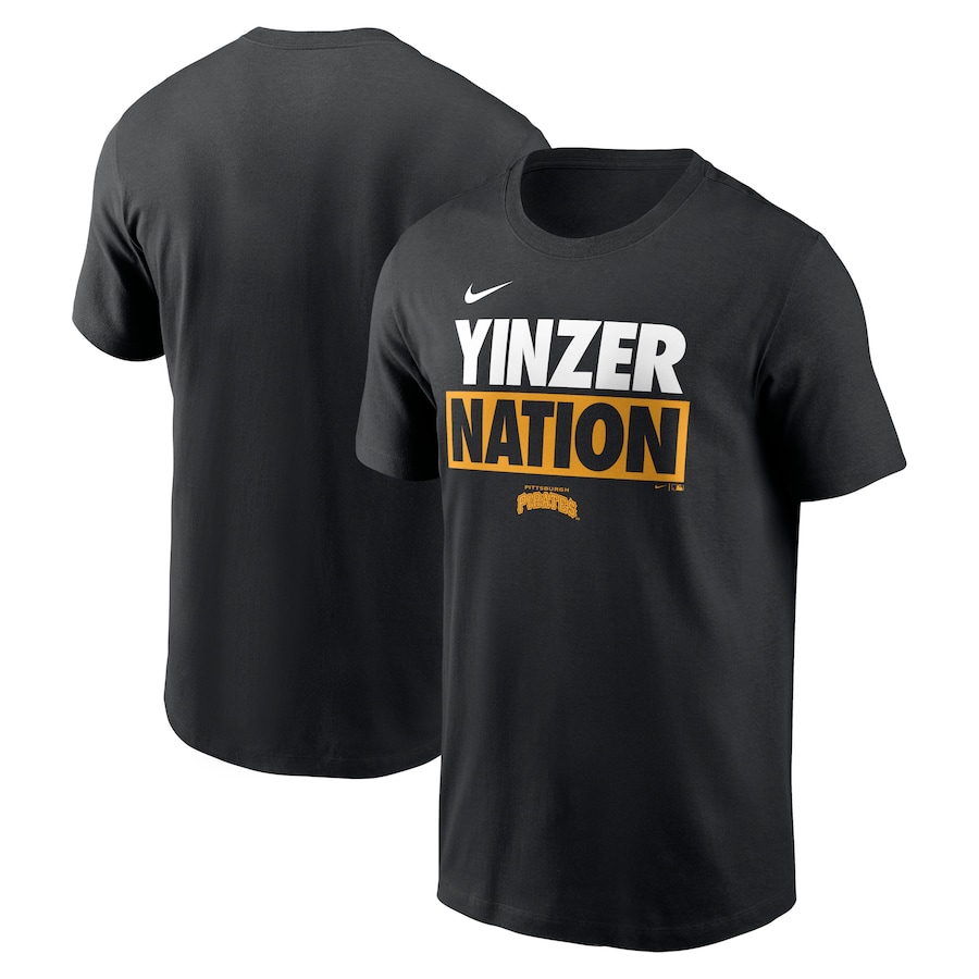 Men's Pittsburgh Pirates Nike Black Rally Rule T-Shirt
