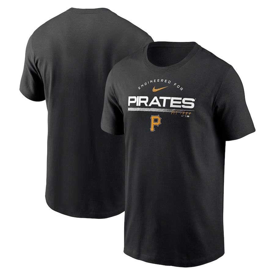 Men's Pittsburgh Pirates Nike Black Team Engineered Performance T-Shirt Men's Pittsburgh Pirates Nike Black Team Engineered Performance T-Shirt