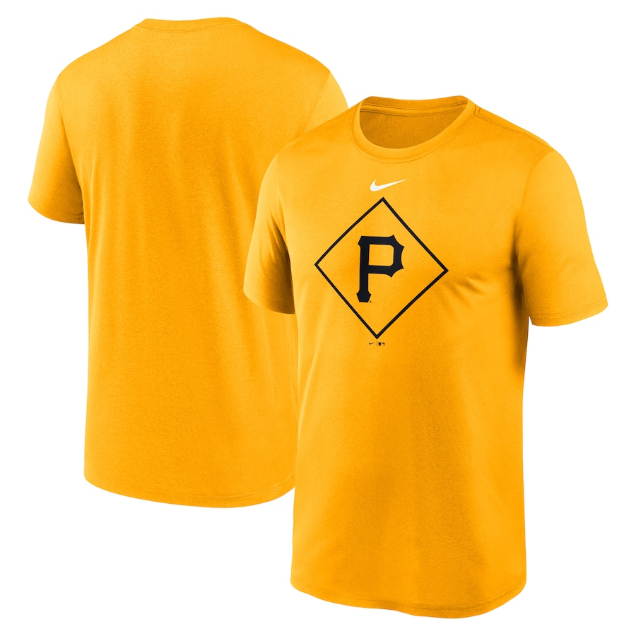 Men's Pittsburgh Pirates Nike Gold Legend Icon Performance T-Shirt