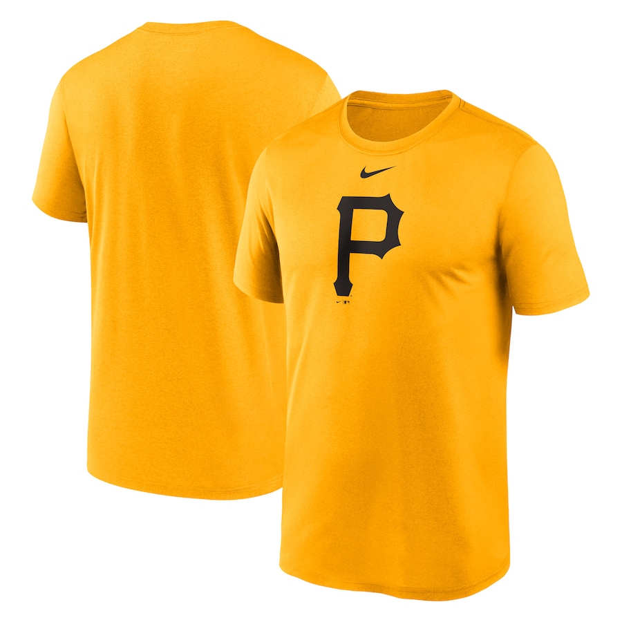 Men's Pittsburgh Pirates Nike Gold New Legend Logo T-Shirt