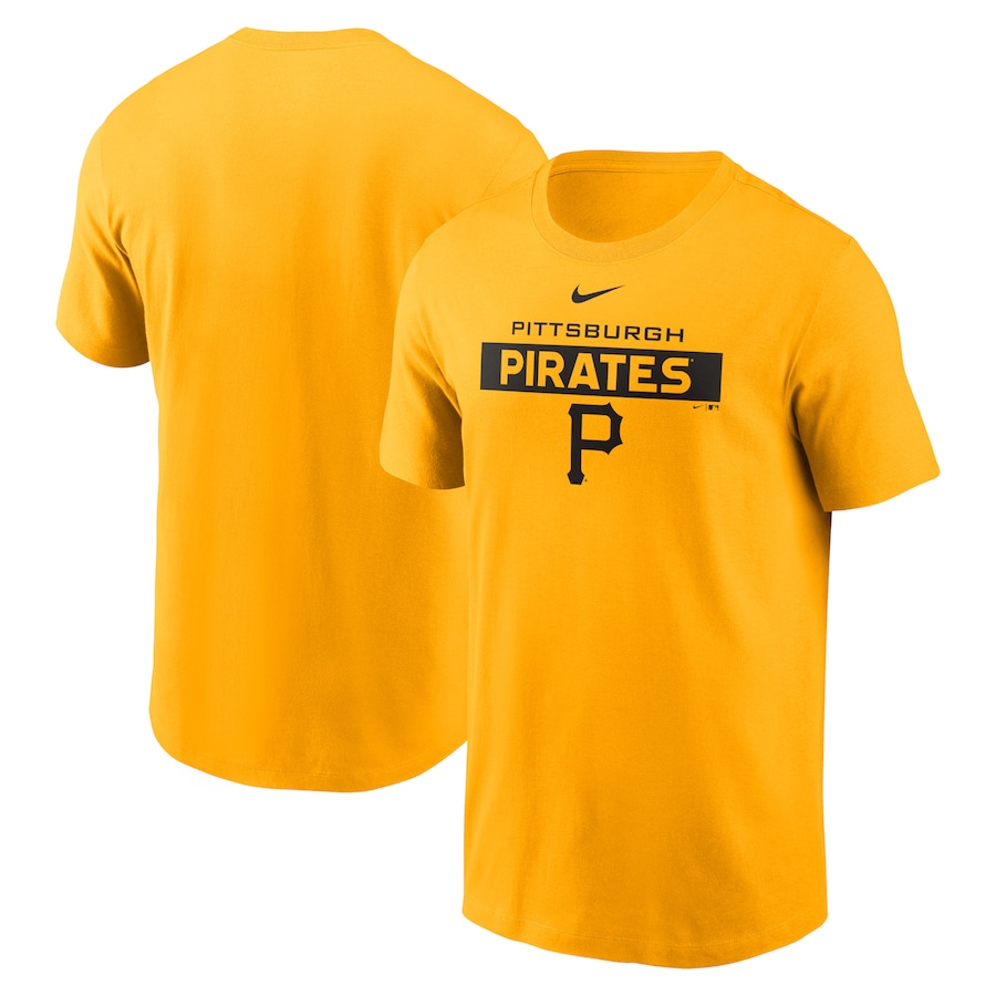 Men's Pittsburgh Pirates Nike Gold Team T-Shirt