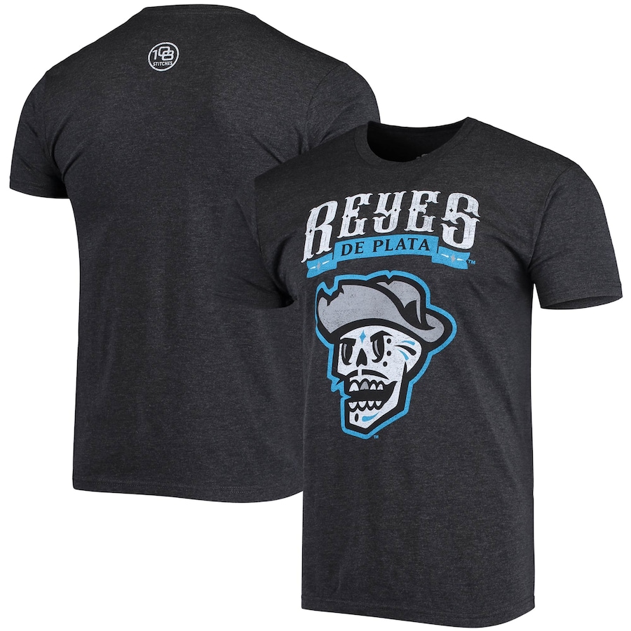Men's Reyes de Plata de Las Vegas Black Copa de la Diversion Home Tri-Blend T-Shirt Men's Reyes de Plata de Las Vegas Black Copa de la Diversion Home Tri-Blend T-Shirt