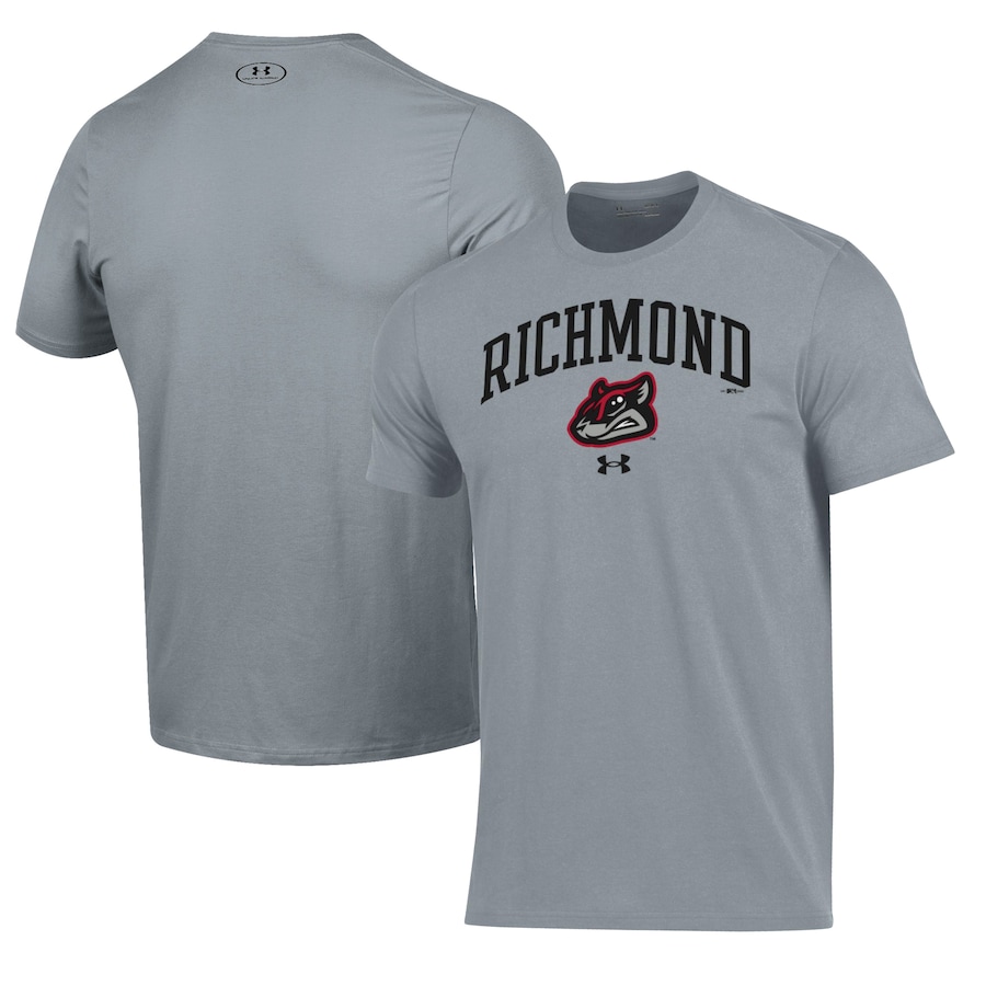 Men's Richmond Flying Squirrels Under Armour Gray Performance T-Shirt Men's Richmond Flying Squirrels Under Armour Gray Performance T-Shirt