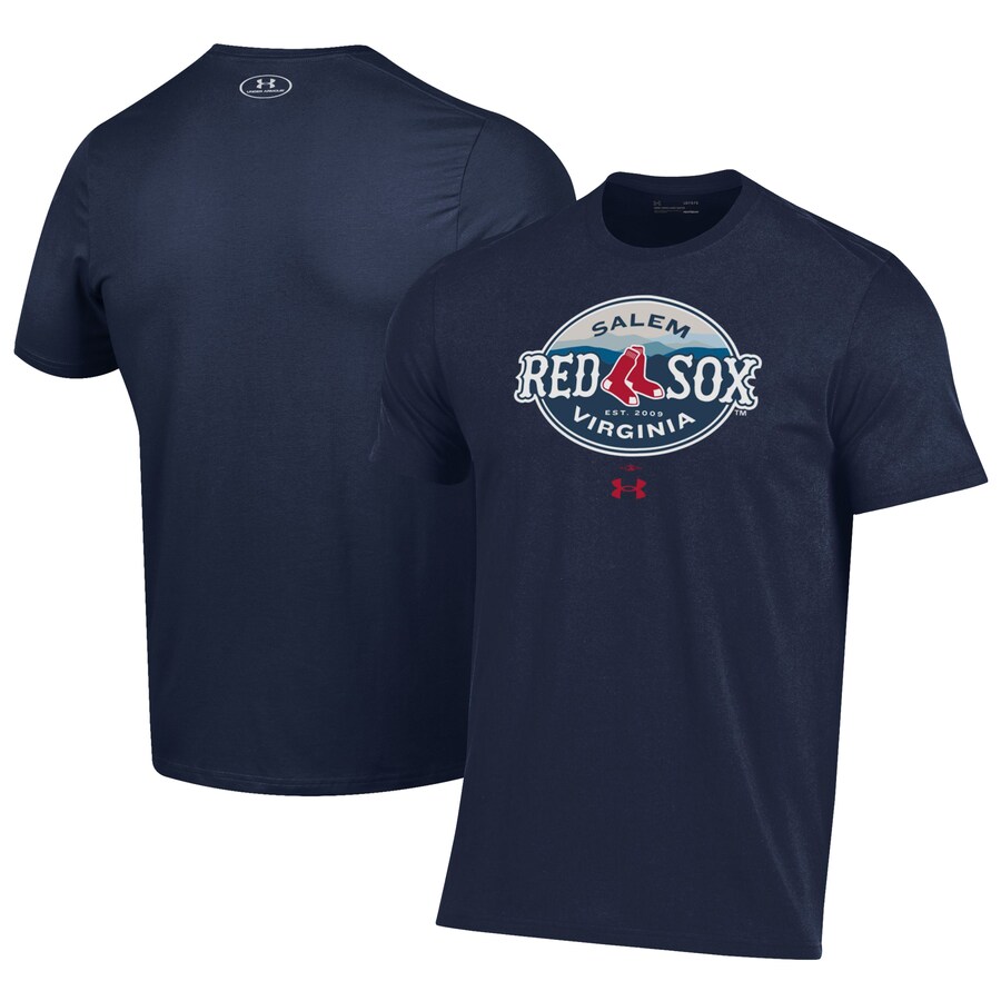 Men's Salem Red Sox Under Armour Navy Performance T-Shirt