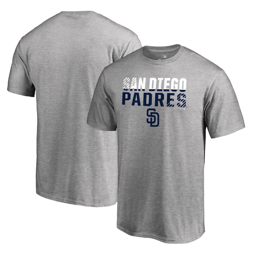 Men's San Diego Padres Ash Fade Out T-Shirt