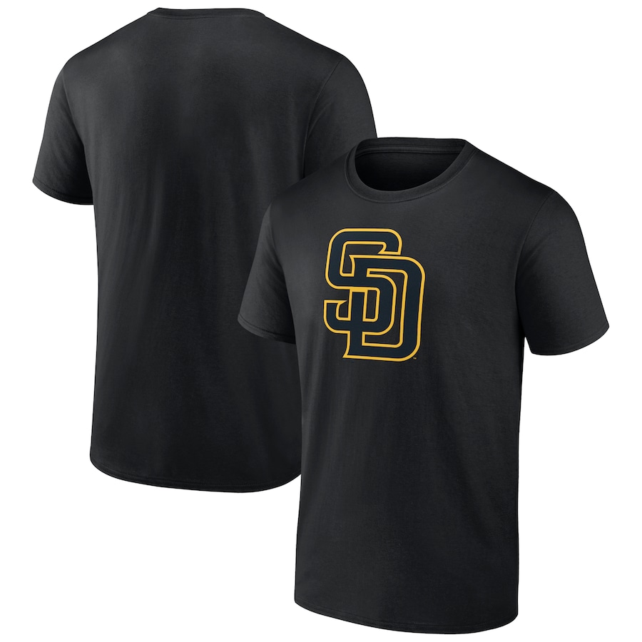 Men's San Diego Padres Black Rough Diamond T-Shirt
