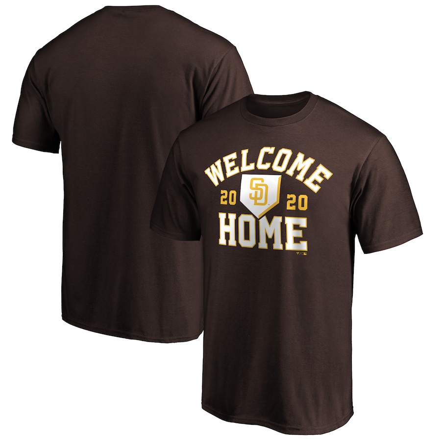 Men's San Diego Padres Brown Welcome Home T-Shirt